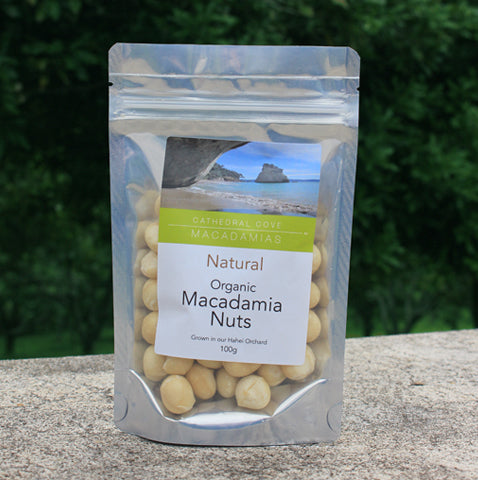 Natural Organic Macadamia Nuts 100g