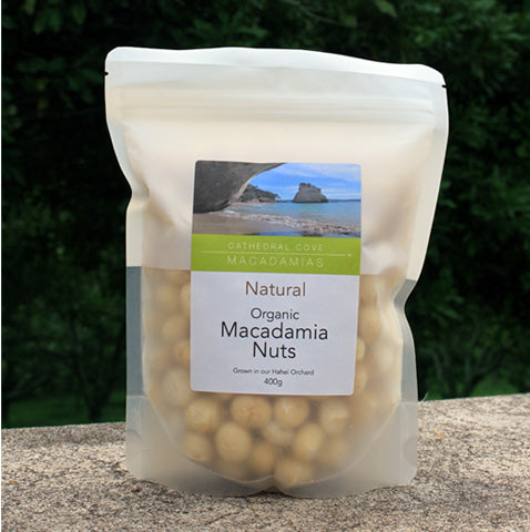Natural Organic Macadamia Nuts 400g